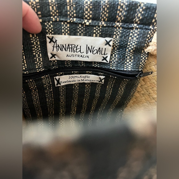 Annabel Ingall 100% Raffia Tote Handmade in Madagascar - Picture 5 of 14